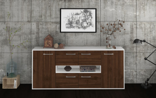 Sideboard Farina, Walnuss Studio (180x79x35cm) - Dekati GmbH