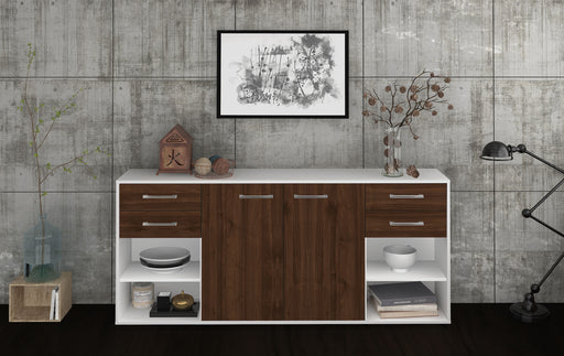 Sideboard Franka, Walnuss Studio (180x79x35cm) - Dekati GmbH