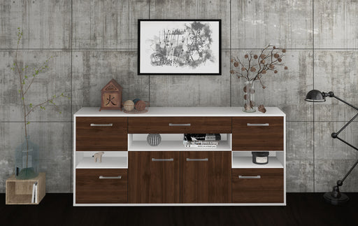Sideboard Ginevra, Walnuss Studio (180x79x35cm) - Dekati GmbH