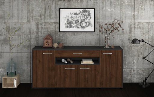 Sideboard Fiorella, Walnuss Studio (180x79x35cm) - Dekati GmbH