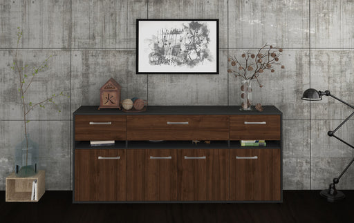Sideboard Flora, Walnuss Studio (180x79x35cm) - Dekati GmbH