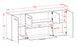 Sideboard Elisabetta, Rost Maß (180x79x35cm) - Dekati GmbH