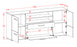 Sideboard Eluana, Beton Maß (180x79x35cm) - Dekati GmbH