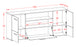 Sideboard Emanuela, Zeder Maß (180x79x35cm) - Dekati GmbH