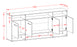 Sideboard Felia, Rost Maß (180x79x35cm) - Dekati GmbH