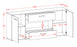 Sideboard Filomena, Beton Maß (180x79x35cm) - Dekati GmbH