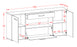 Sideboard Fiora, Beton Maß (180x79x35cm) - Dekati GmbH