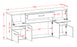 Sideboard Ginevra, Schwarz Maß (180x79x35cm) - Dekati GmbH