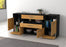 Sideboard Emely, Walnuss Offen (180x79x35cm) - Dekati GmbH