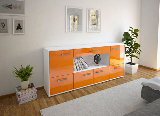 Sideboard ELSA, Orange Front (180x79x35cm) - Dekati GmbH