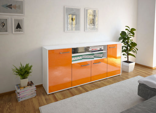 Sideboard Elsita, Orange Front (180x79x35cm) - Dekati GmbH