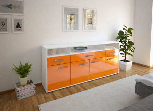 Sideboard Ezia, Orange Front (180x79x35cm) - Dekati GmbH