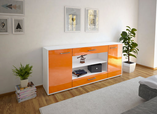 Sideboard Feli, Orange Front (180x79x35cm) - Dekati GmbH
