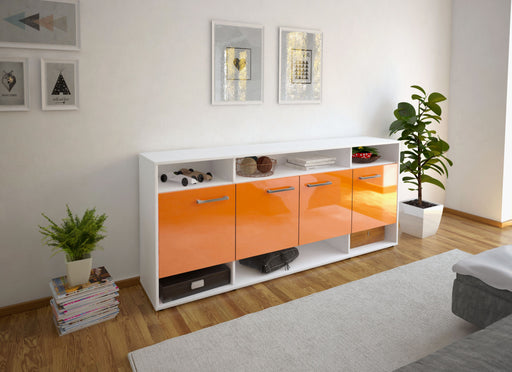 Sideboard Felia, Orange Front (180x79x35cm) - Dekati GmbH