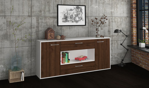 Sideboard Filomena, Walnuss Front (180x79x35cm) - Dekati GmbH