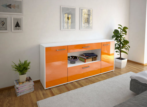Sideboard Fiora, Orange Front (180x79x35cm) - Dekati GmbH