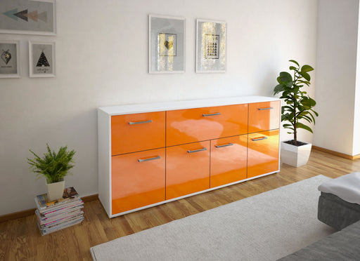 Sideboard Gianna, Orange Front (180x79x35cm) - Dekati GmbH
