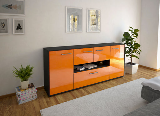Sideboard Elisabetta, Orange Front (180x79x35cm) - Dekati GmbH