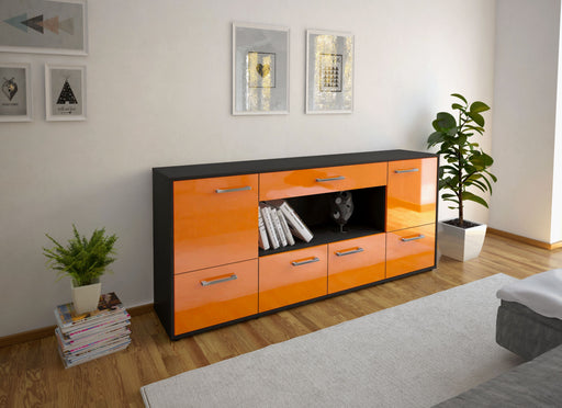 Sideboard ELSA, Orange Front (180x79x35cm) - Dekati GmbH
