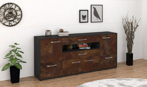 Sideboard Emely, Rost Front (180x79x35cm) - Dekati GmbH