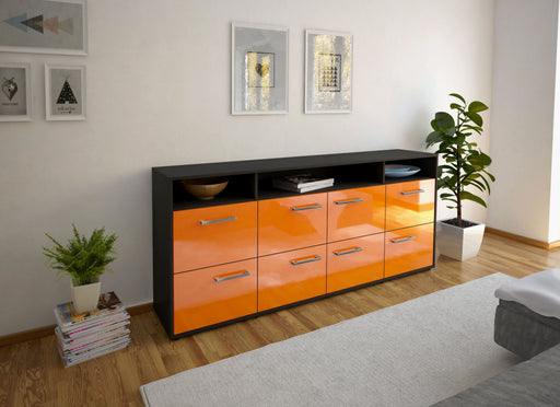 Sideboard Evita, Orange Front (180x79x35cm) - Dekati GmbH