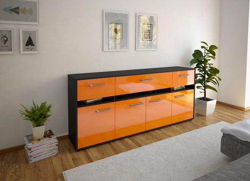 Sideboard Flora, Orange Front (180x79x35cm) - Dekati GmbH
