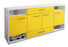 Sideboard Felicia, Gelb Seite (180x79x35cm) - Dekati GmbH