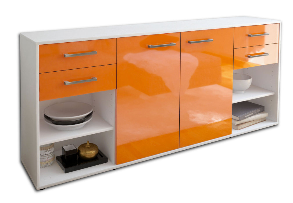 Sideboard Franka, Orange Seite (180x79x35cm) - Dekati GmbH