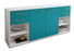 Sideboard Franka, Tuerkis Seite (180x79x35cm) - Dekati GmbH