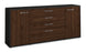 Sideboard Eleni, Walnuss Seite (180x79x35cm) - Dekati GmbH