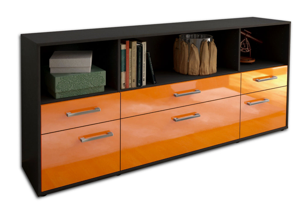 Sideboard Evelina, Orange Seite (180x79x35cm) - Dekati GmbH