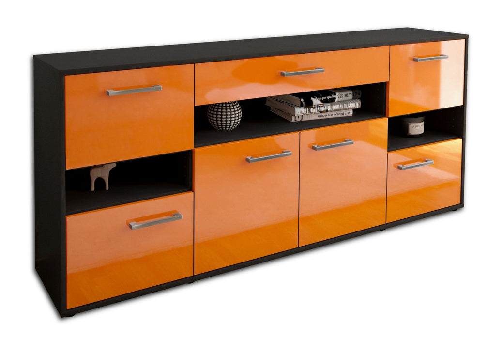 Sideboard Ginevra, Orange Seite (180x79x35cm) - Dekati GmbH