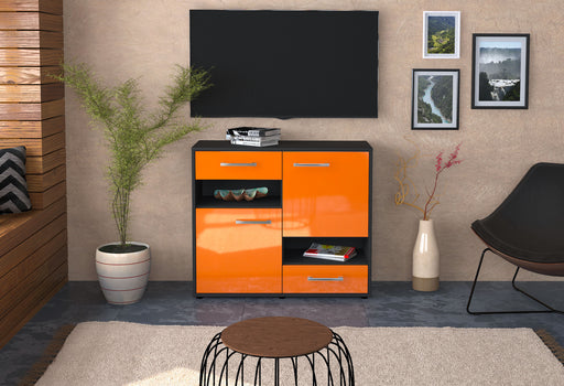 Sideboard Carmelina, Orange Studio (92x79x35cm) - Dekati GmbH
