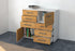 Sideboard Circe, Walnuss Offen ( 92x79x35cm) - Dekati GmbH