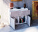 Sideboard Clea, Beton Offen ( 92x79x35cm) - Dekati GmbH