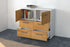 Sideboard Dana, Walnuss Offen ( 92x79x35cm) - Dekati GmbH