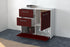 Sideboard Deanna, Rot Offen ( 92x79x35cm) - Dekati GmbH