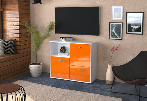 Sideboard Carina, Orange Front (92x79x35cm) - Dekati GmbH