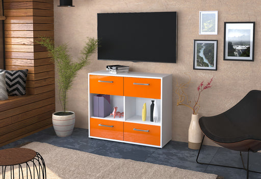 Sideboard Daniela, Orange Front (92x79x35cm) - Dekati GmbH