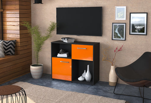 Sideboard Carola, Orange Front (92x79x35cm) - Dekati GmbH