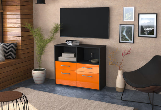 Sideboard Christine, Orange Front (92x79x35cm) - Dekati GmbH