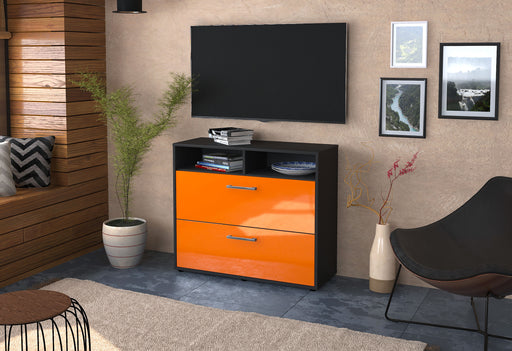 Sideboard Cosma, Orange Front (92x79x35cm) - Dekati GmbH