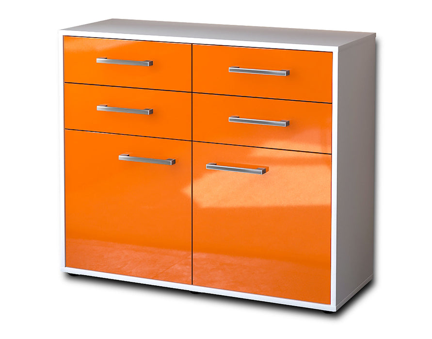 Sideboard Celia, Orange Seite ( 92x79x35cm) - Dekati GmbH