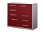 Sideboard Circe, Rot Seite ( 92x79x35cm) - Dekati GmbH