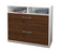 Sideboard Cosma, Walnuss Seite ( 92x79x35cm) - Dekati GmbH
