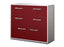 Sideboard Dalida, Rot Seite ( 92x79x35cm) - Dekati GmbH