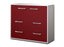 Sideboard Dana, Rot Seite ( 92x79x35cm) - Dekati GmbH