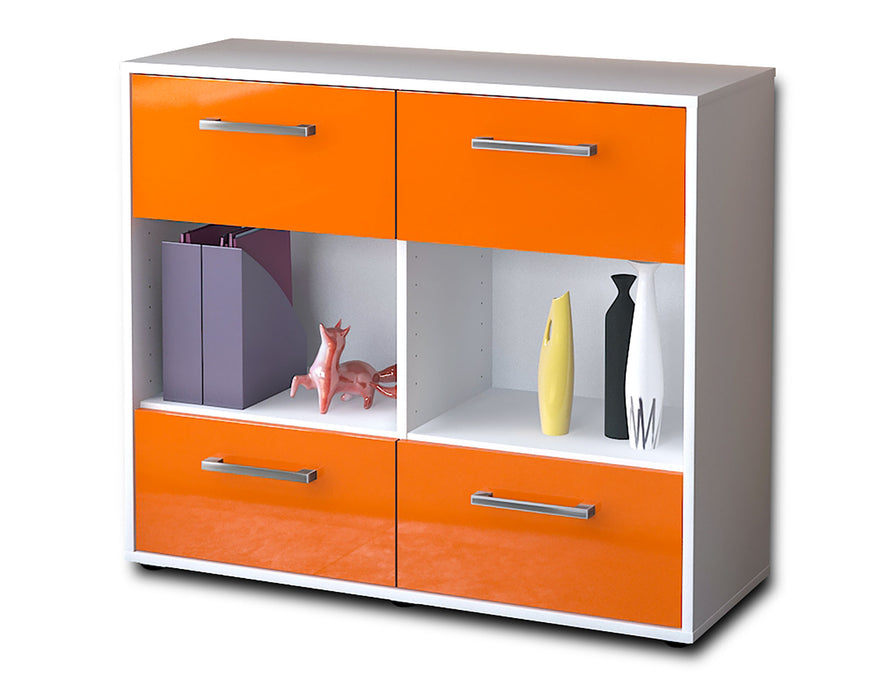 Sideboard Daniela, Orange Seite ( 92x79x35cm) - Dekati GmbH
