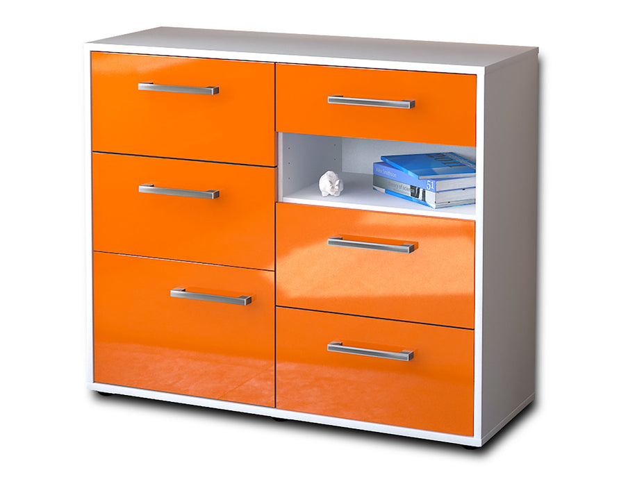 Sideboard Dariella, Orange Seite ( 92x79x35cm) - Dekati GmbH