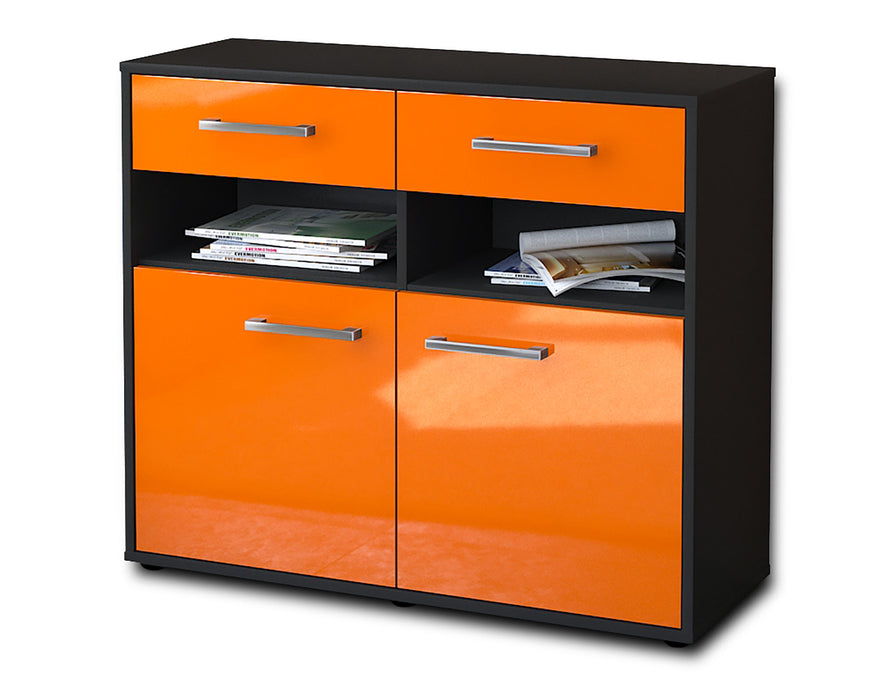 Sideboard Bruna, Orange Seite ( 92x79x35cm) - Dekati GmbH